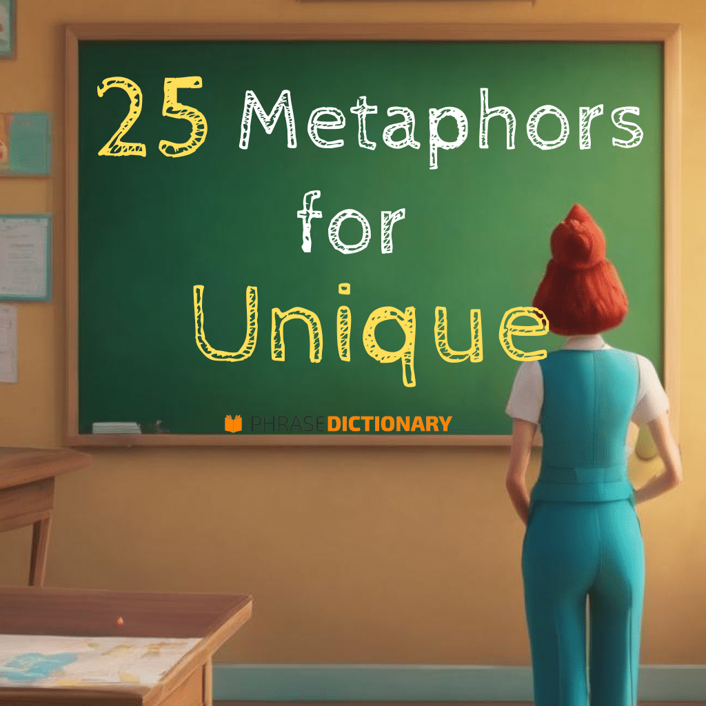 25 metaphors for unique