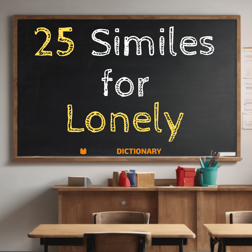 25 similes for lonely