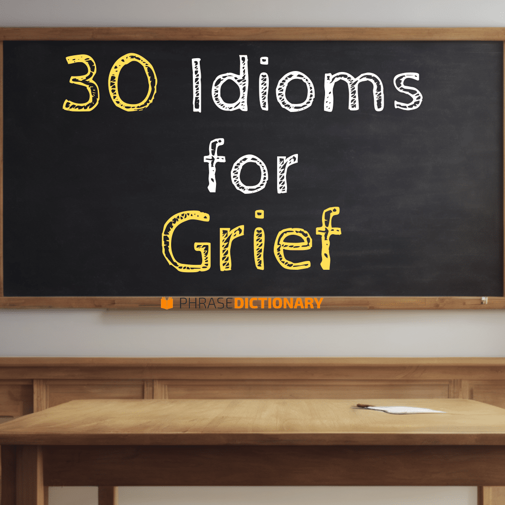 30 idioms for grief