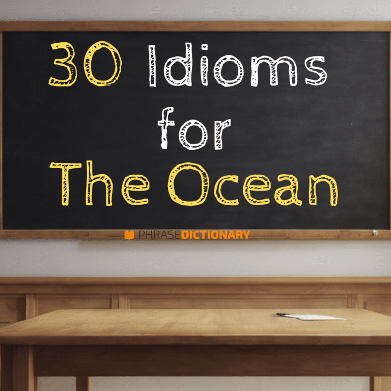 30 Idioms for The Ocean